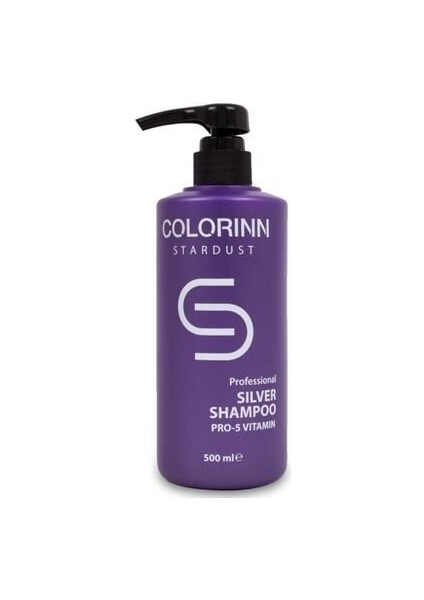 Stardust Silver Mor Şampuan - Turunculaşma Karşıtı, Kusursuz Renk Tonu, 500 ml, Bitkisel Formül, Paraben İçermez indirimleri