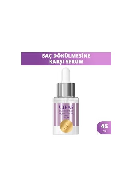 Saç Bakım Serumu 45 ml Saç Dökülmesine Karşı Dynoxidil Vitaminli Bitkisel Formül Parabensiz