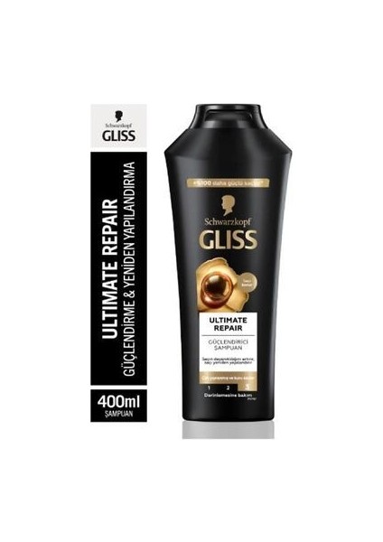 Ultimate Repair Güçlendirici Şampuan 400 ml (3 Adet) Bakım Yapıcı Etki ile Normal Saçlar İçin fırsatları