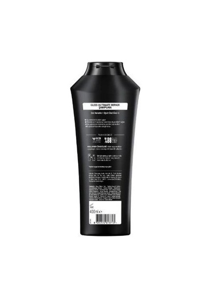 Ultimate Repair Güçlendirici Şampuan 400 ml (3 Adet) Bakım Yapıcı Etki ile Normal Saçlar İçin indirimleri