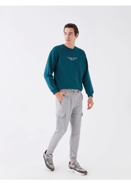 Lcw Casual Gri Slim Fit Erkek Kargo Eşofman Altı