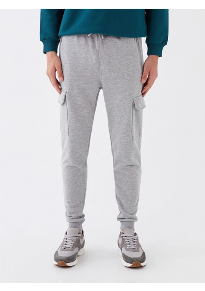 Lcw Casual Gri Slim Fit Erkek Kargo Eşofman Altı modelleri