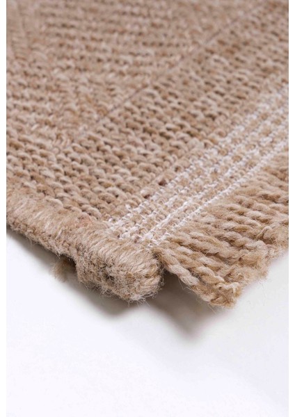 Avanos Kahverengi Jüt Sisal Yıkanabilir ve Püsküllü Makine Dokuma Halı Balkon Bahçe Teras Mutfak fırsatları