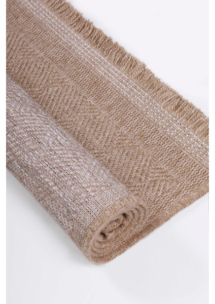 Avanos Kahverengi Jüt Sisal Yıkanabilir ve Püsküllü Makine Dokuma Halı Balkon Bahçe Teras Mutfak indirimleri