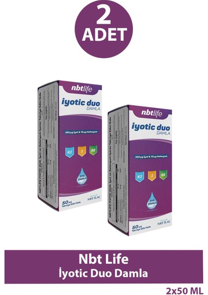 Iyotic Duo Damla 50 ml 2 Adet