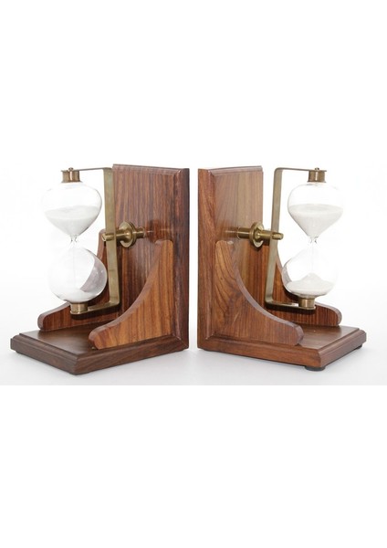 Pirinç Kitap Tutacağı Kum Saati fiyatları