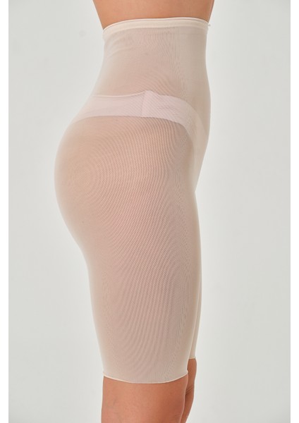 Fenile Model Toparlayan Korse Etkili Transparan Kumaşlı Şort Korse modelleri