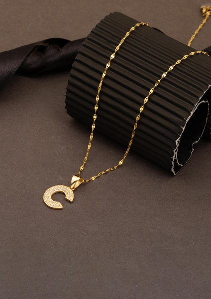 C Harfi 14 Ayar Altın Kolye fırsatları