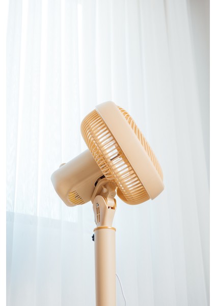 FAN12 Dynabreeze Krem/gold 9 70W 3 Hız Kademeli 2000RPM Çift Motorlu Vantilatör/ Pervanesi
