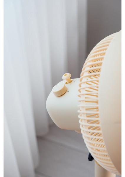 FAN12 Dynabreeze Krem/gold 9 70W 3 Hız Kademeli 2000RPM Çift Motorlu Vantilatör/ Pervanesi