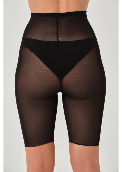 Fenile Model Toparlayan Korse Etkili Transparan Kumaşlı Şort Korse modelleri