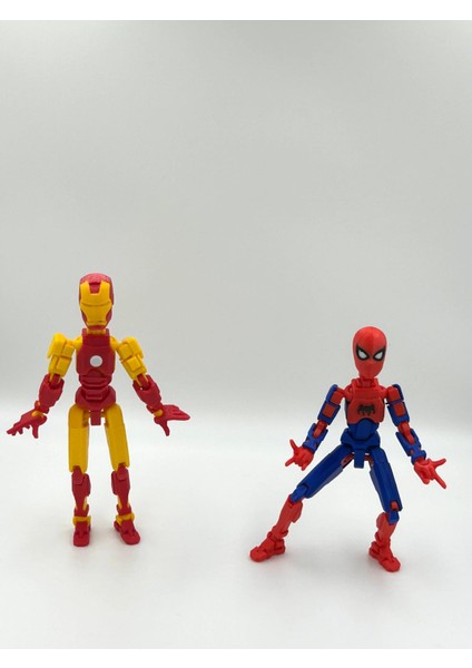 Ironman & Spider Man – Ikili Marvel Kahraman Dummy Figür Seti