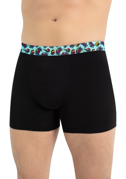 Erkek Boxer Meyve Desenli (%47 Modal - %47 Pamuk - %6 Elastan)