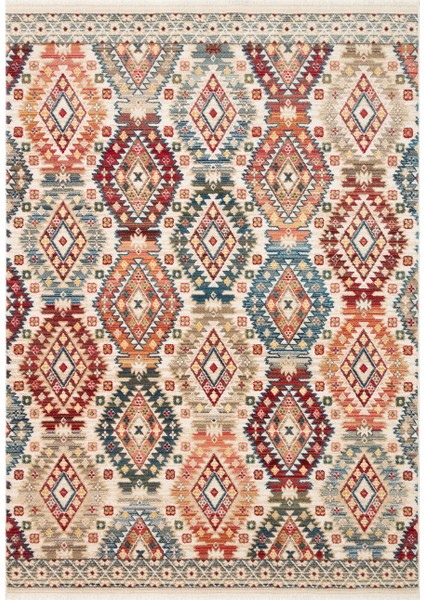 Kybele 07 Multy Otantik ve Klasik Desenli, Sıcak Renk Tonlarına Sahip Makine Halısı