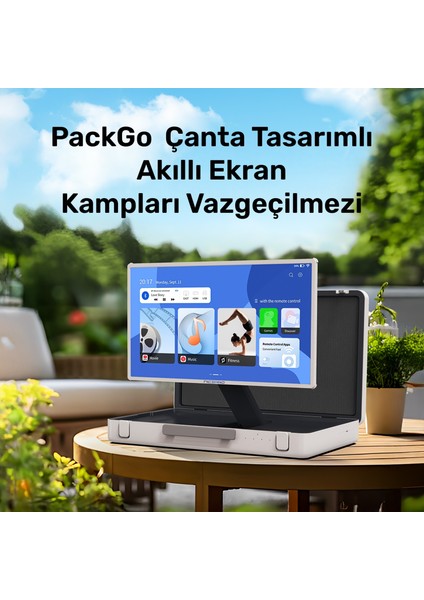 AP2718T 27'' Fhd 8/128GB Android Dokunmatik Çantalı Şarjlı Taşınabilir Smart LED Ekran fiyatları