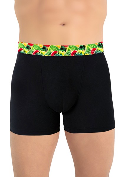 Erkek Boxer Meyve Desenli (%47 Modal - %47 Pamuk - %6 Elastan)