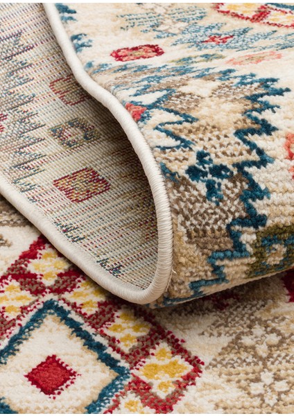 Kybele 07 Multy Otantik ve Klasik Desenli, Sıcak Renk Tonlarına Sahip Makine Halısı