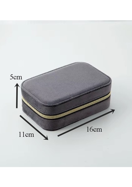 Gmn-1 Kadife Kaplama Premium Seri Lüks Takı Mücevher Kutusu - Seyahat Takı Kutusu modelleri