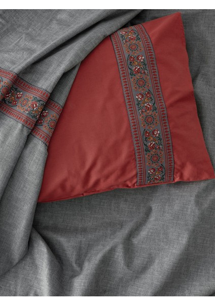 Folk Art Çift Kişilik Nevresim Takımı Felina Bordo fiyatları