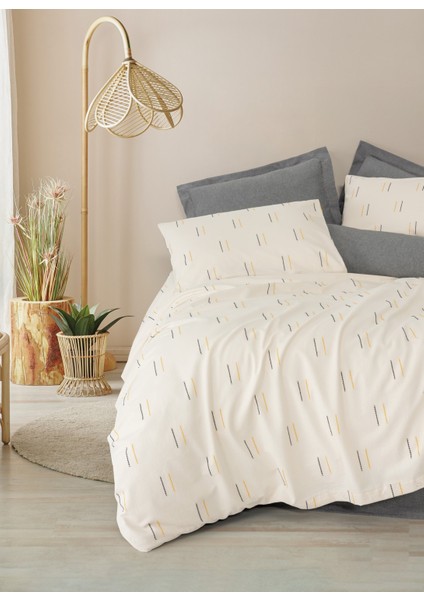 Loopra Çift Kişilik Nevresim Takımı Lura Gri