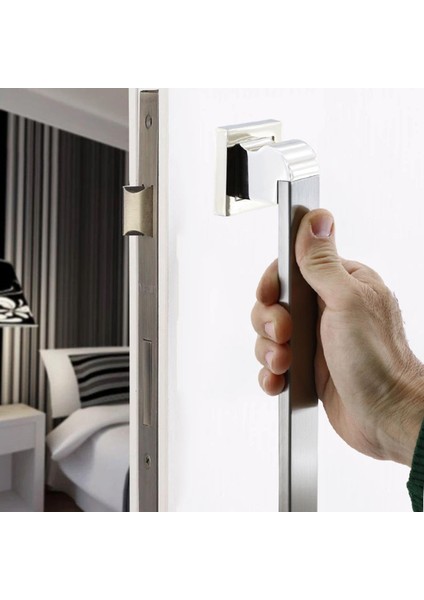 Sürgülü Kapı Çekme Kolu Tutma Kulpu Kulbu Çelik Dış Kapı Tutamağı Kol Saten 60 cm modelleri