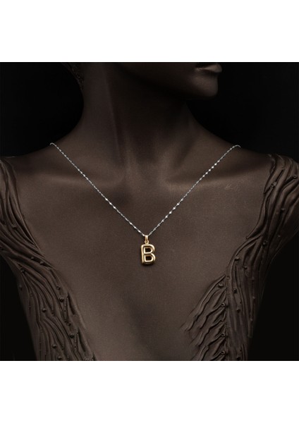 Balon B Harfi 14 Ayar Altın Kolye Ucu fiyatları