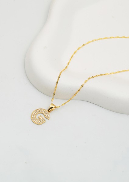 G Harfi 14 Ayar Altın Kolye modelleri