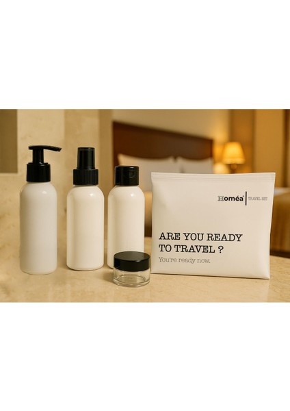 Plastik Seyahat Boy 100ML Füme Şişe ve Kavanoz 4’lü Set – Çantalı Seyahat Kiti fiyatları