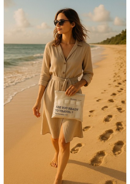 Plastik Seyahat Boy 100ML Füme Şişe ve Kavanoz 4’lü Set – Çantalı Seyahat Kiti