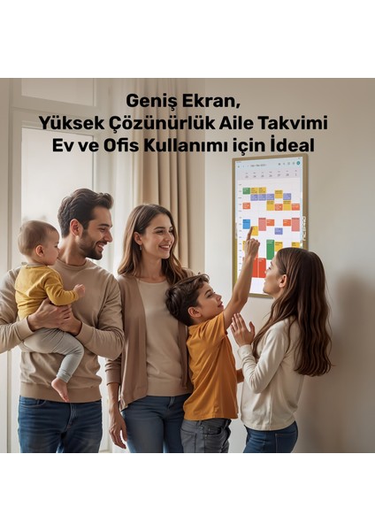 NW3299T 32'' Full Hd 4/64GB Android Dokunmatik Dijital Aile Takvimi Smart LED Ekran modelleri