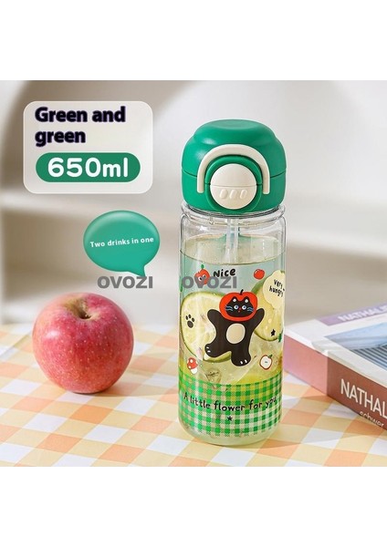 650ML Yüksek Değerli Taşınabilir Karikatür Kupa (Yurt Dışından)