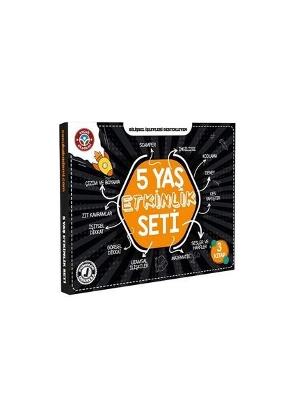 Dikkat ve Zeka Geliştirme Kitap Seti - Özlem Durhat 3-6 Yaş Eğitici Etkinlik modelleri