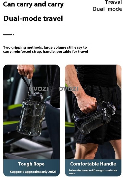 1.7l Büyük Kapasiteli Spor ve Fitness Pipetli Su Şişesi (Yurt Dışından) fırsatları