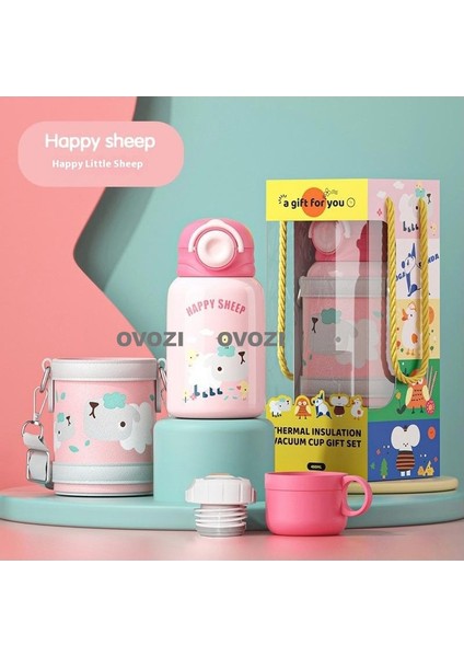 450ML Gıda Sınıfı 316 Paslanmaz Çelik Öğrenci Çocuk Kupa (Yurt Dışından)