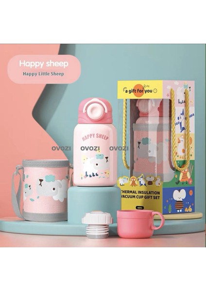 450ML Gıda Sınıfı 316 Paslanmaz Çelik Öğrenci Çocuk Kupa (Yurt Dışından)