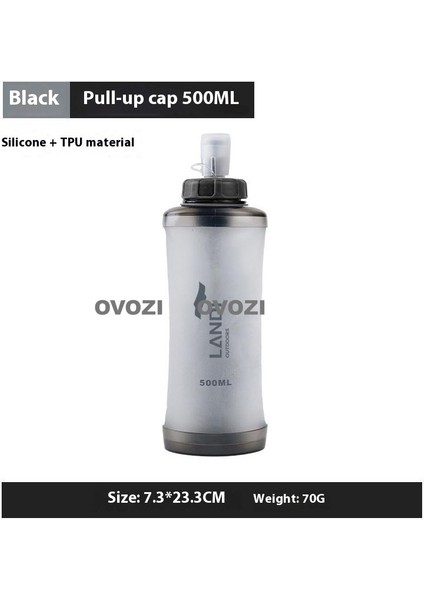 500ML Gıda Sınıfı Silikon Su Şişesi (Yurt Dışından)