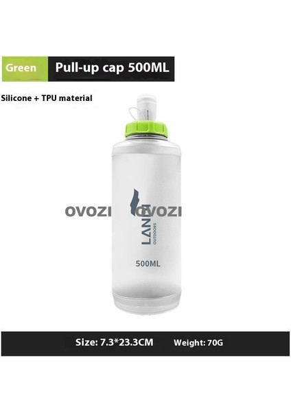 500ML Gıda Sınıfı Silikon Su Şişesi (Yurt Dışından)
