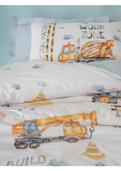 Junior Tek Kişilik Nevresim Takımı Buildo Mavi fiyatları