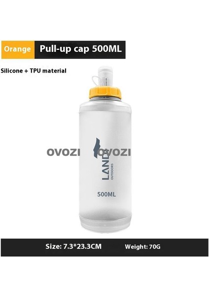 500ML Gıda Sınıfı Silikon Su Şişesi (Yurt Dışından)