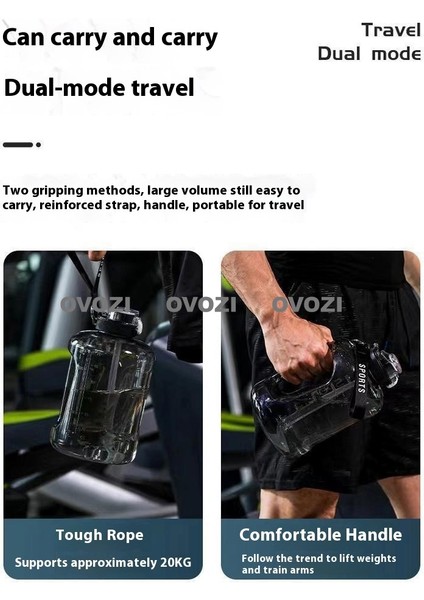 2.7l Büyük Kapasiteli Spor ve Fitness Pipetli Su Şişesi (Yurt Dışından) fiyatları