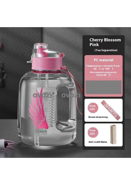 2.7l Çay ve Su Ayrıştırma Pipetli Büyük Kapasiteli Spor ve Fitness Su Isıtıcısı (Yurt Dışından)