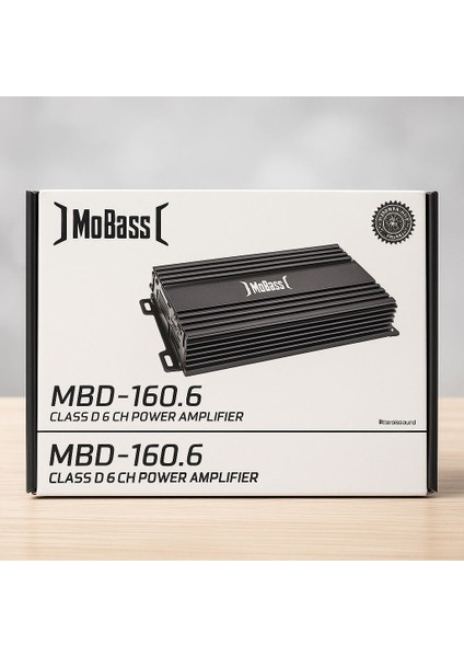 MBD-160.6 Class-D 6 Kanal Oto Amfi | Yüksek Güçlü 6ch Power Amplifier fiyatları