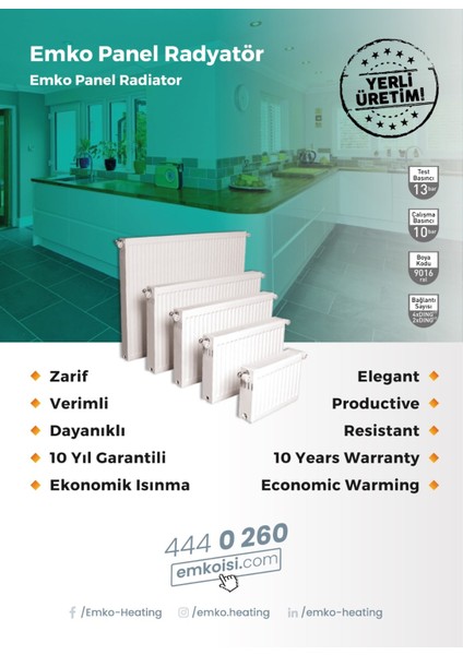 Panel Radyatör DK22-300X1500