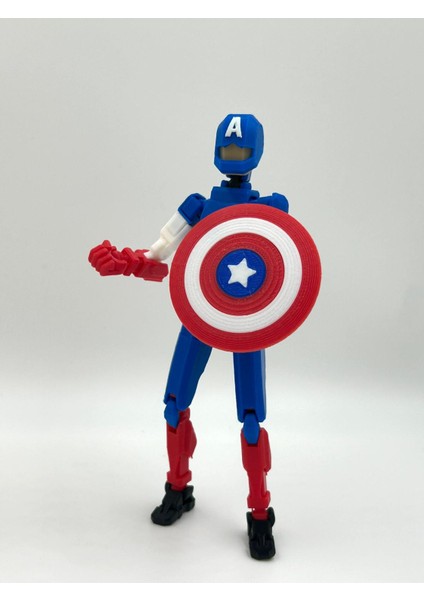 Red Hulk & Captain America – Ikili Marvel Kahraman Dummy Figür Seti modelleri