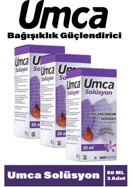 Asfstore Bitkisel Abdi Ibrahim Solüsyon Damla 50 ml 3 Adet