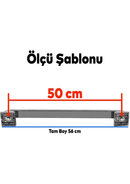 Sürgülü Kapı Çekme Kolu Tutma Kulpu Kulbu Çelik Dış Kapı Tutamağı Kol Siyah 50 cm fırsatları