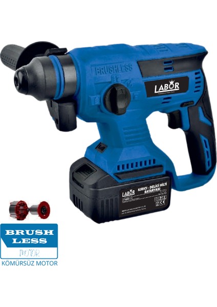 Şarjlı Darbeli Kırıcı DELİCİ18V/4,0AH Li-Pn LABOR8012