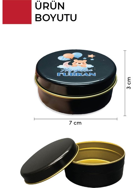 Kişiye Özel Yenidoğan Hoşgeldin Bebek Metal Kutu Seti | Kız & Erkek Modeller fırsatları