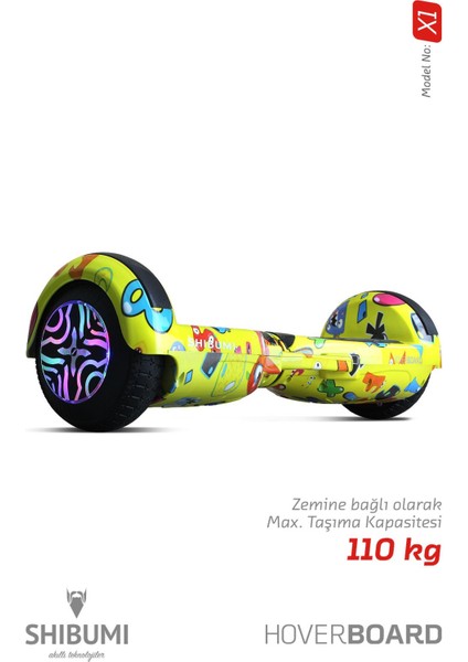 Elektrikli Kaykay Hoverboard 350 Watt Sarı Garantili Lityum Pil fiyatları