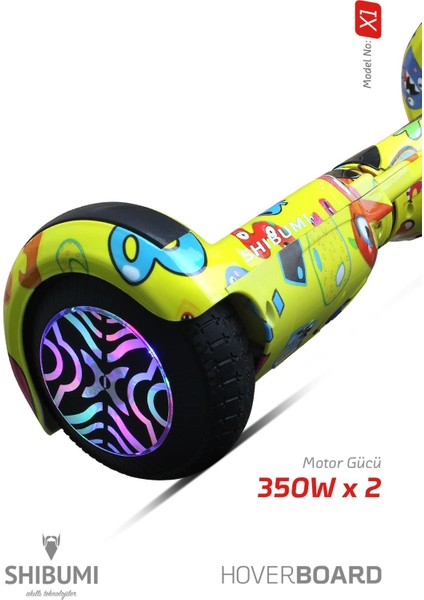 Elektrikli Kaykay Hoverboard 350 Watt Sarı Garantili Lityum Pil modelleri